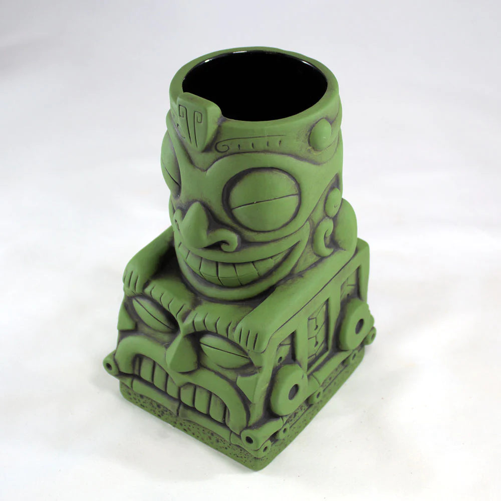 Tropical Thunder Express Tiki Mug, Green Marquesan