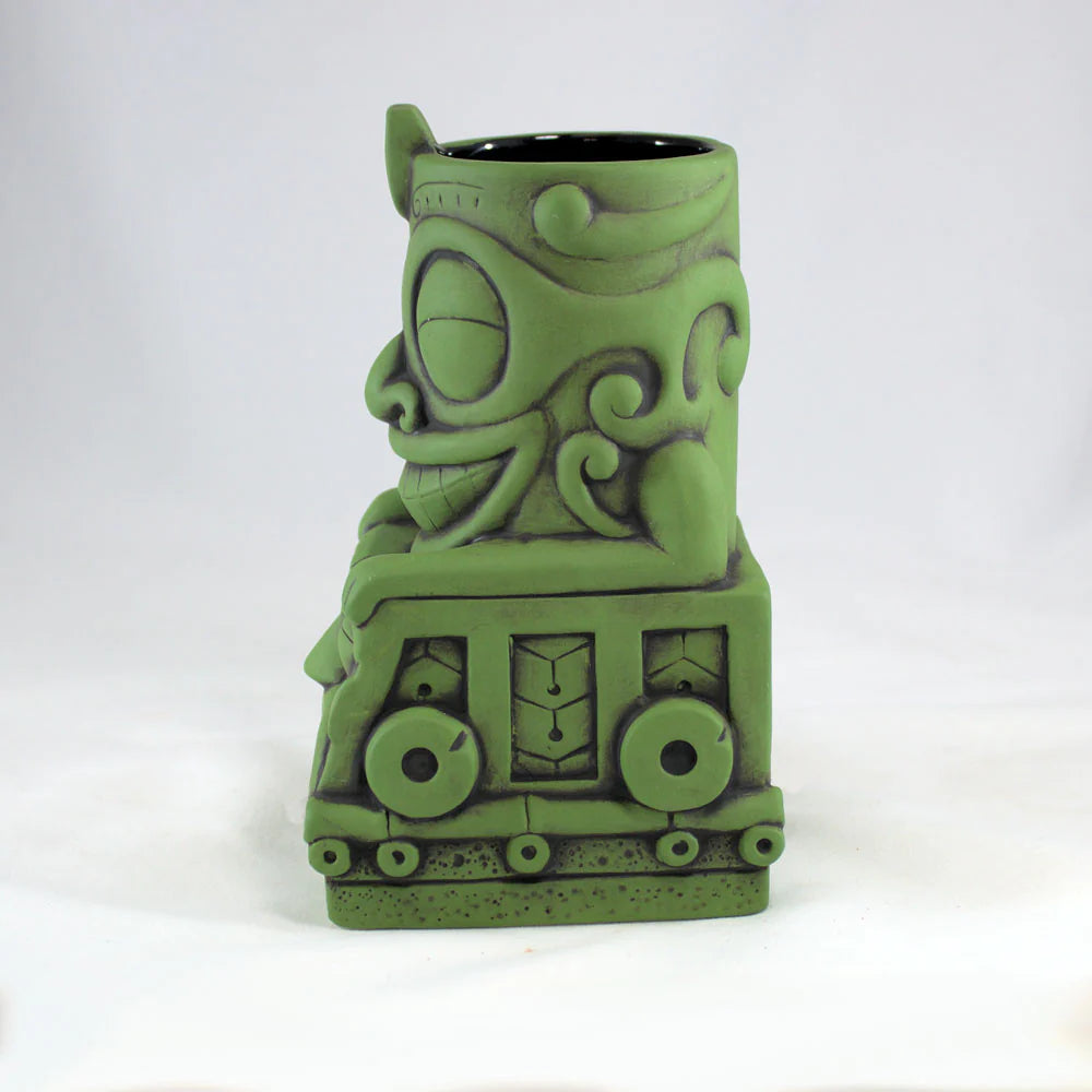 Tropical Thunder Express Tiki Mug, Green Marquesan