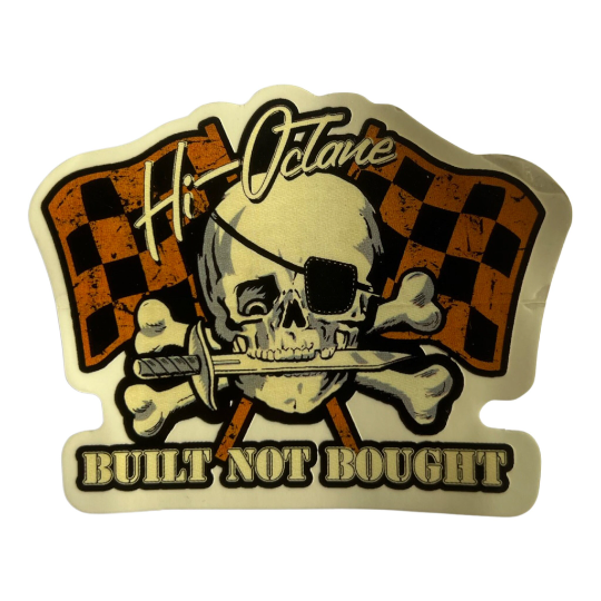 Built Not Bought Sticker