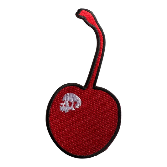 Broken Cherry Skull Logo Patch