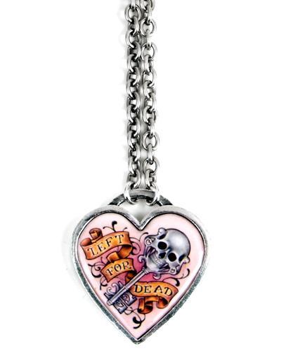 Left for Dead Heart Pendant Necklace