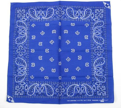 Blue Traditional Bandana