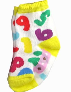 Numbers Baby Crew Socks